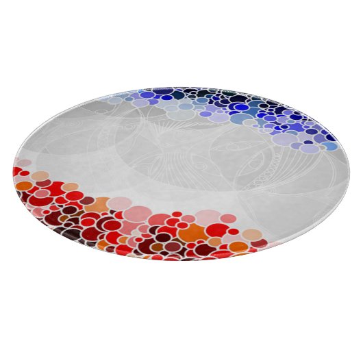 CIRCLES PATTERN SCHNEIDEBRETT (Ecke)