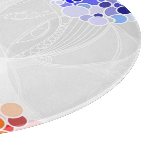 CIRCLES PATTERN SCHNEIDEBRETT (Ecke)