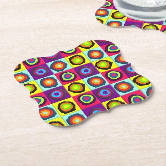 circles pattern untersetzer (angewinkelt)