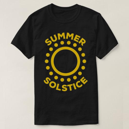 Circles Sun Summer Solstice T-Shirt (Design vorne)