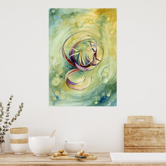 Circles within Circles Print Poster (Küche)