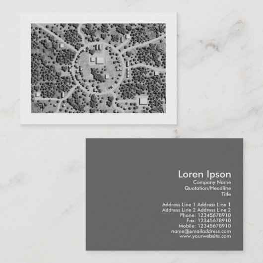 Circleville, Mini Artwork Visitenkarte (Vorne/Hinten)