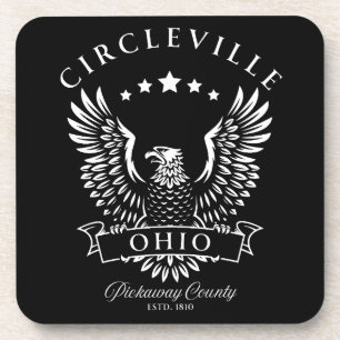 Circleville Pickaway County Ohio Vintage Adler Getränkeuntersetzer