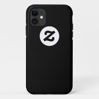 CircleZ - Weiß auf Schwarzem Case-Mate iPhone Hülle