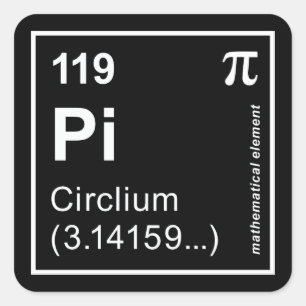 CIRCLIUM QUADRATISCHER AUFKLEBER
