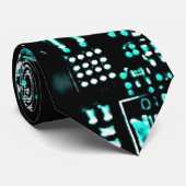 Circuit Aqua 2 Krawatte beidseitig (Gerollt)