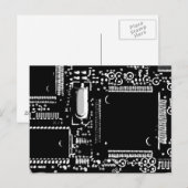 Circuit B&W 2 Postkarte (Vorne/Hinten)