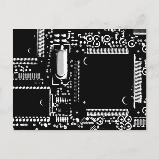 Circuit B&W 2 Postkarte (Vorderseite)