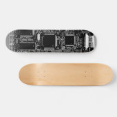 Circuit B&W 2 Skateboard (Horizontal)