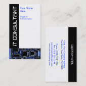 Circuit Blue 2 "IT Consultant"-Visitenkarte Visitenkarte (Vorne/Hinten)