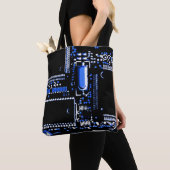 Circuit Blue 2 über den Totbeutel Tasche (Von Nahem)