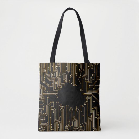 Circuit board background wallpaper tasche (Vorderseite)