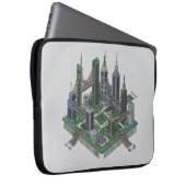 Circuit Board City Chip Futuristic City Case (Vorne Rechts)