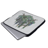 Circuit Board City Chip Futuristic City Case (Vorne Knopf)