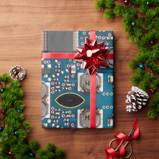 Circuit board geschenkpapier (Feiertagsgeschenk)