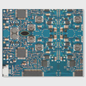 Circuit board geschenkpapier (Flach)