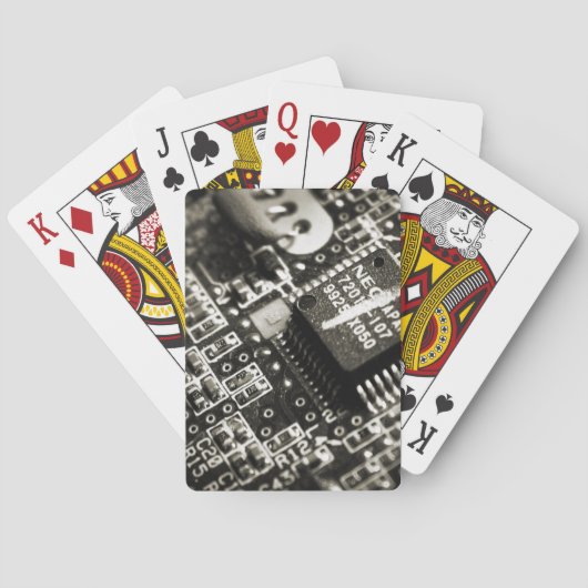 Circuit Board Playing Cards Spielkarten (Rückseite)