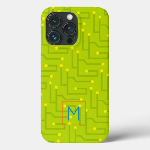 Circuit Board Tech INITIAL Green Gaming Spaß Case-Mate iPhone Hülle