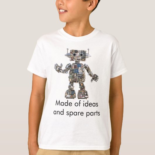 Circuit Bot Portrait T-Shirt (Vorderseite)