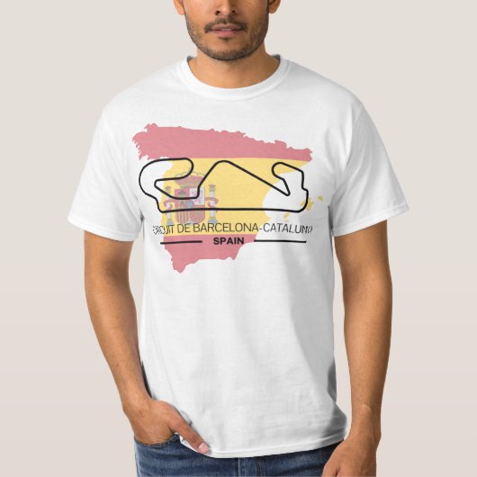 Circuit De Barcelona Formula 1 T-shirt (Vorderseite)