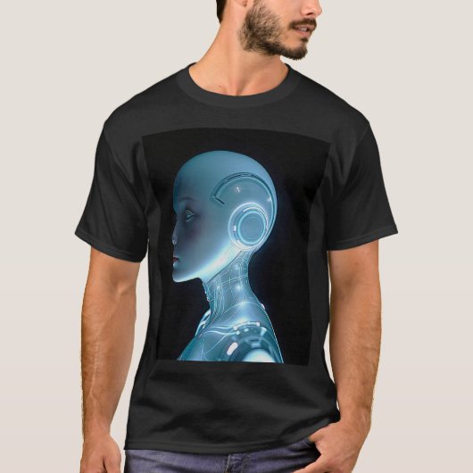 Circuit Dreams: A Cyberpunk Vision T-Shirt (Vorderseite)