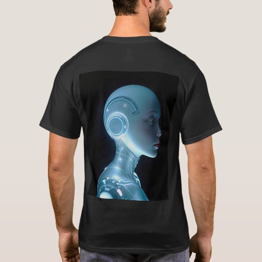 Circuit Dreams: A Cyberpunk Vision T-Shirt (Rückseite)