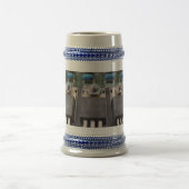 Circuit Gray/Blue 22 oz Stein Bierglas (Mittel)