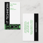 Circuit Green 2 "IT Technician" Visitenkarte (Vorne/Hinten)