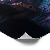 Circuit Lemur Moon Market Poster (Ecke)