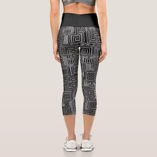 Circuit Maze Capri Leggings (Rückseite)