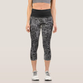 Circuit Maze Capri Leggings (Vorderseite)