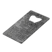 Circuit Maze Flaschenöffner (Vorderseite Schrägansicht)