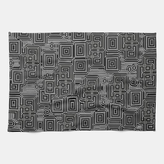 Circuit Maze Geschirrtuch (Horizontal)