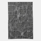 Circuit Maze Geschirrtuch (Vertikal)