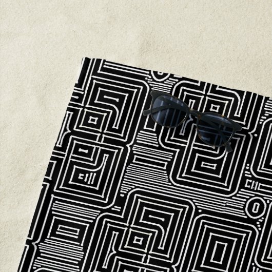 Circuit Maze Strandtuch (Beispiel)