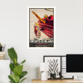 Circuit of Milan Vintage Racing Poster (Heimbüro)