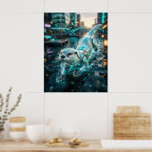 Circuit Otter Harbor Stream Poster (Küche)