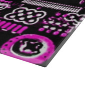 Circuit Pink 2 Schneidebrett (Ecke)