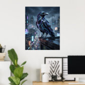 Circuit Raven Neon Tower Poster (Heimbüro)
