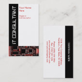 Circuit Red 2 "IT Consultant" Visitenkarte (Vorne/Hinten)