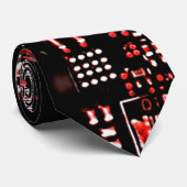Circuit Red 2 Krawatte beidseitig (Gerollt)