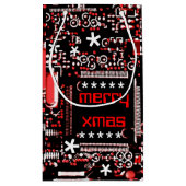 Circuit Red 2 Merry Xmas klein Kleine Geschenktüte (Rückseite)