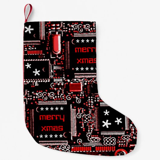 Circuit Red 2 "Merry Xmas" Strumpf Kleiner Weihnachtsstrumpf (Vorderseite)