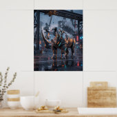 Circuit Rhino Eisen-Distrikt Poster (Küche)