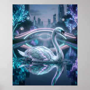 Circuit Swan Spiegel Kanal Poster