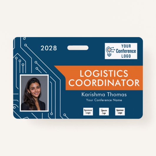 Circuit Tech Event Coordinator Photo ID Badge Ausweis (Vorderseite)