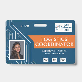Circuit Tech Event Koordinator Fotoausweis Badge Ausweis