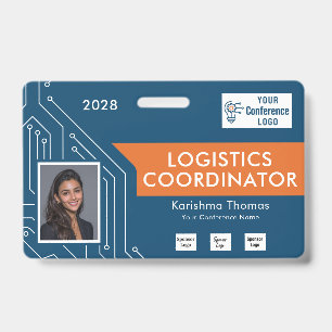 Circuit Tech Event Koordinator Fotoausweis Badge Ausweis