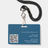 Circuit Tech Summit Coordinator Photo ID Badge Ausweis (Rückseite mit Schlüsselband)