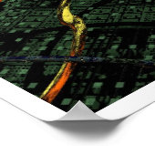 CircuitBoard Weave Poster (Ecke)